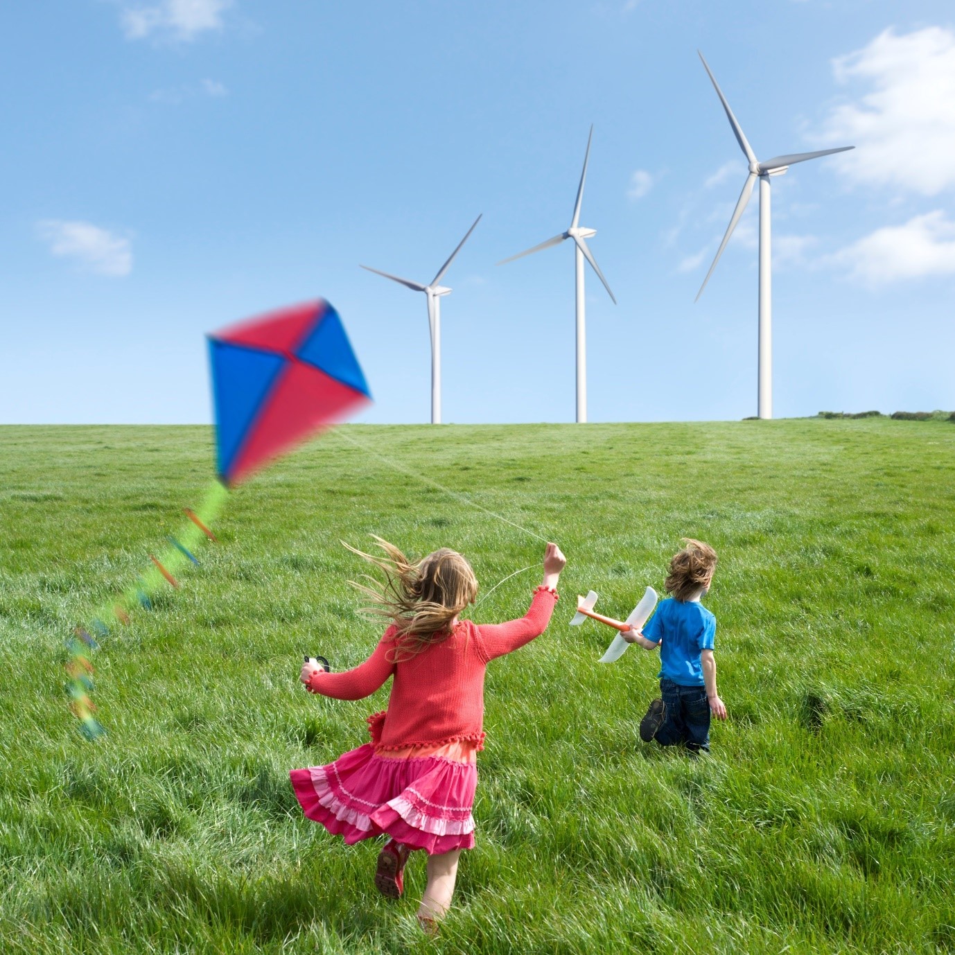 Kids with kites